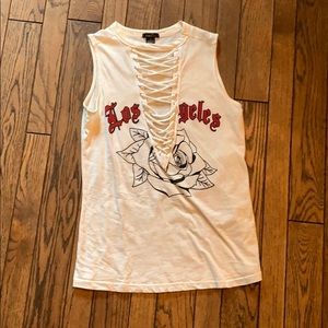 Small cut off shirt.